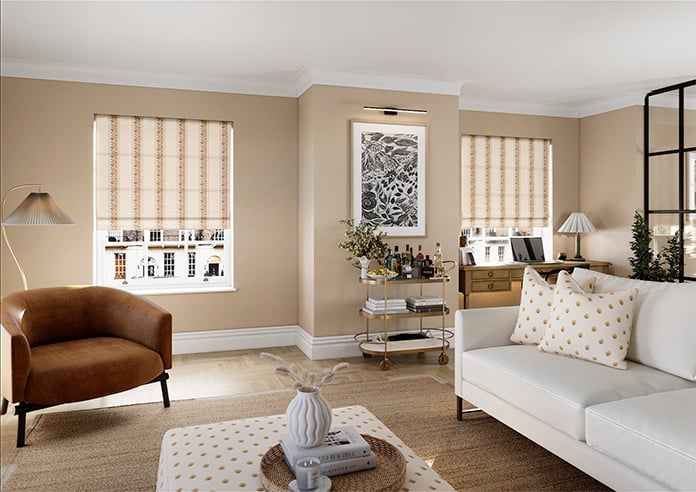 Petal & Block Bethea, Marigold - Roman Blind - Image 6
